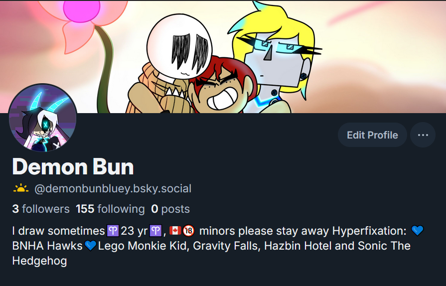 Demon_Bun_Bluey's tweet photo. welp- it has been done! I might stick around twitter still but i'll definitely be posting on BlueSky! https://t.co/THsU24J6Ye