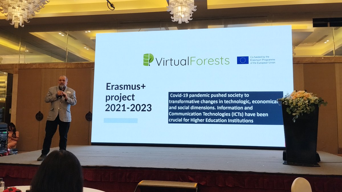 iruanopalencia's tweet photo. Seguimos en Hanoi, estos días en las jornadas Erasmus+ day #erasmusplus. Ayer @fbravo_SFM presentó nuestras experiencias Erasmus en Vietnam #bioecon #virtualforests @sepiegob
Hoy con ganas de la sesión técnica "How to submit
Erasmus+ proposals"
#somosiuFOR #EscaleraExcelencia https://t.co/luiJdifo9U