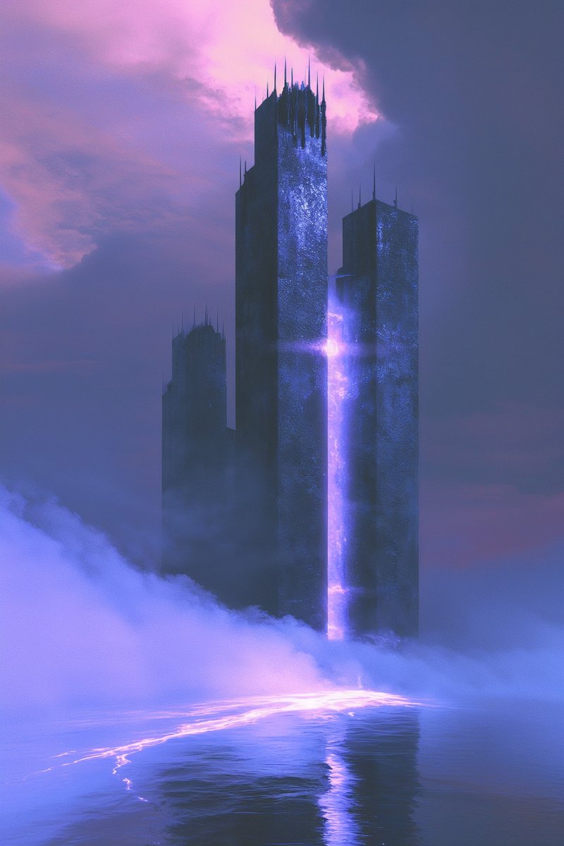 angularsurface's tweet image. castle Opalea, realm of the Night / 002