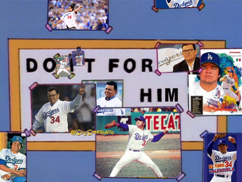 Oigan, <a href="/Dodgers/">Los Angeles Dodgers</a>: 
#Valenzuela #WorldSeries
