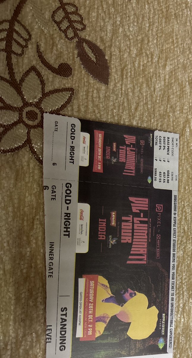 swati gandhi (@swatigandhi08) on Twitter photo Dear zomato <a href="/zomato/">zomato</a> <a href="/zomatocare/">Zomato Care</a>. Can you please provide a resolution? Have been trying to contact your team since Saturday that one of my tickets is torn and will it be accepted at the venue or not? Any chance your team could help??
<a href="/deepigoyal/">Deepinder Goyal</a> <a href="/diljitdosanjh/">DILJIT DOSANJH</a> <a href="/TeamDiljit/">TeamDiljit</a> <a href="/LEVIS/">Levi's®</a> Dear zomato <a href="/zomato/">zomato</a> <a href="/zomatocare/">Zomato Care</a>. Can you please provide a resolution? Have been trying to contact your team since Saturday that one of my tickets is torn and will it be accepted at the venue or not? Any chance your team could help??
<a href="/deepigoyal/">Deepinder Goyal</a> <a href="/diljitdosanjh/">DILJIT DOSANJH</a> <a href="/TeamDiljit/">TeamDiljit</a> <a href="/LEVIS/">Levi's®</a>