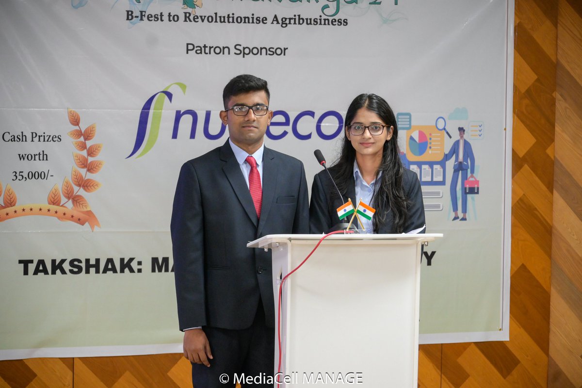 ABC_MANAGE's tweet photo. Takshak - Unlocking Limitless Potential! 🧠✨

Supported by Nutreco, *Takshak* successfully concluded at Krishi Chanakya 2024, where the brightest minds broke free from the confines of ordinary thought. 🔓💡 https://t.co/kGPRmph5Ci