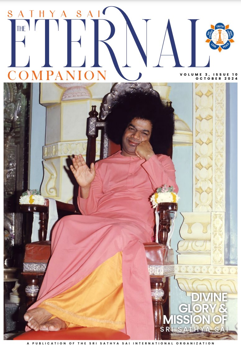 region8sai's tweet photo. SATHYA SAI – THE ETERNAL COMPANION October  2024  Download here: https://t.co/uVl2WNp44M https://t.co/q3TmTqpHXE