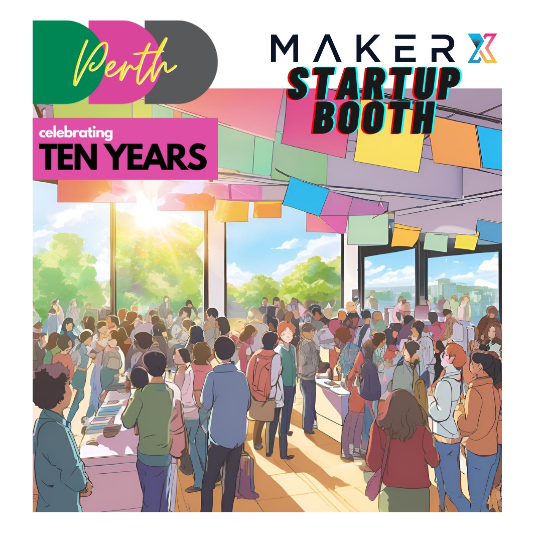 MakerXAU's tweet image. 🚀 Exciting news! MakerX will be offering startup advice at our @DDDPerth booth!

Book now for insights on pitching, business models, customer acquisition, fundraising, &amp;amp; more. Whether you&apos;re ideating or scaling, we’re here to help! 🙌

👉📅 makerx.io/kzomrj

#DDDPerth