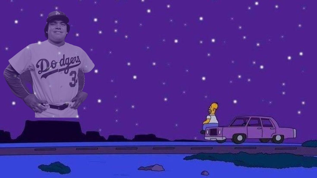 TerritorioDepFC's tweet photo. Allá va otra parte de nuestra infancia!! #FernandoValenzuela Descanse en Paz 
Fernando Valenzuela 🐂 https://t.co/jXOMwoiOxw