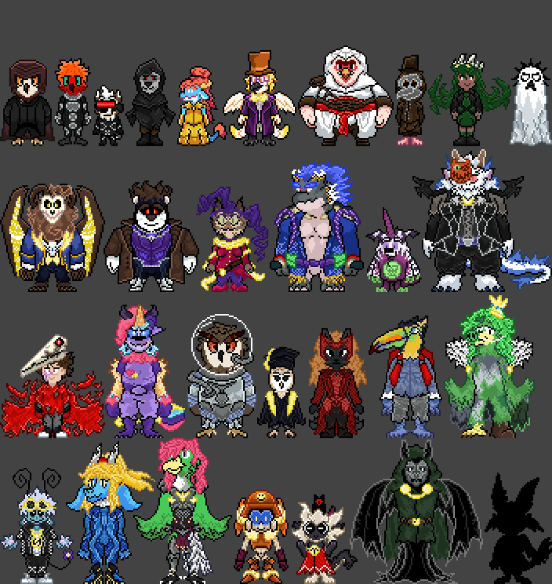 OwmanderF's tweet photo. Day 29: The monarch of evil 🟢✨(featuring @kirbpoyo3poyo Oc, Eternal Night, dressed as Dr. Doom!)
#marvel #inktober2024 #inktober #pixelart #pixtober #furry #digitalart #fanart #art https://t.co/V1EP3uwj5l