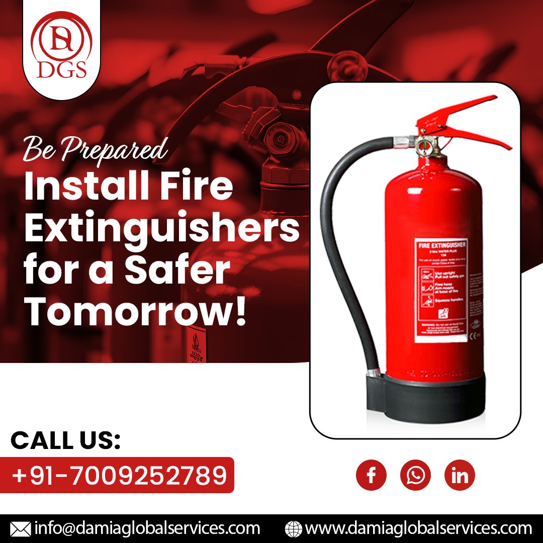 damiaservices's tweet image. Install a fire extinguisher today for a safer tomorrow.
#SafeTomorrow
#FireSafetyFirst
#ExtinguishRisk
#damiaglobalservices