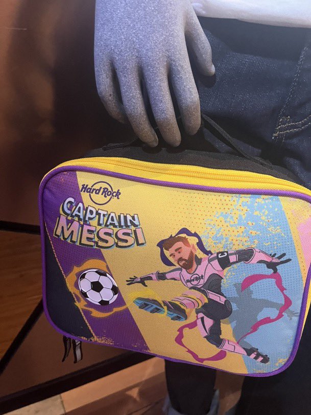 R_W_A_S's tweet photo. Messi just launched his superhero action figure and merch:
CAPTAIN MESSI
And I want one.
Make it a cartoon show and watch the world Go crazy.
https://t.co/aRvqZbVR8o
#Messi
#GOAT
#HardRock
#Miami
#captainMessi https://t.co/YNj8ypPKdh