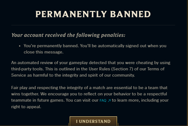 LightSecHades's tweet photo. Lets get this right riot, I stop playing the game for around 2+ months. 

I log back into #leauge of legends, to a ban message 
saying i was using 3rd party software. I have all of my games recorded. However your employs copy and past emails. (https://t.co/JSVgyLOBg4) <Match Log https://t.co/CxMIgexryF