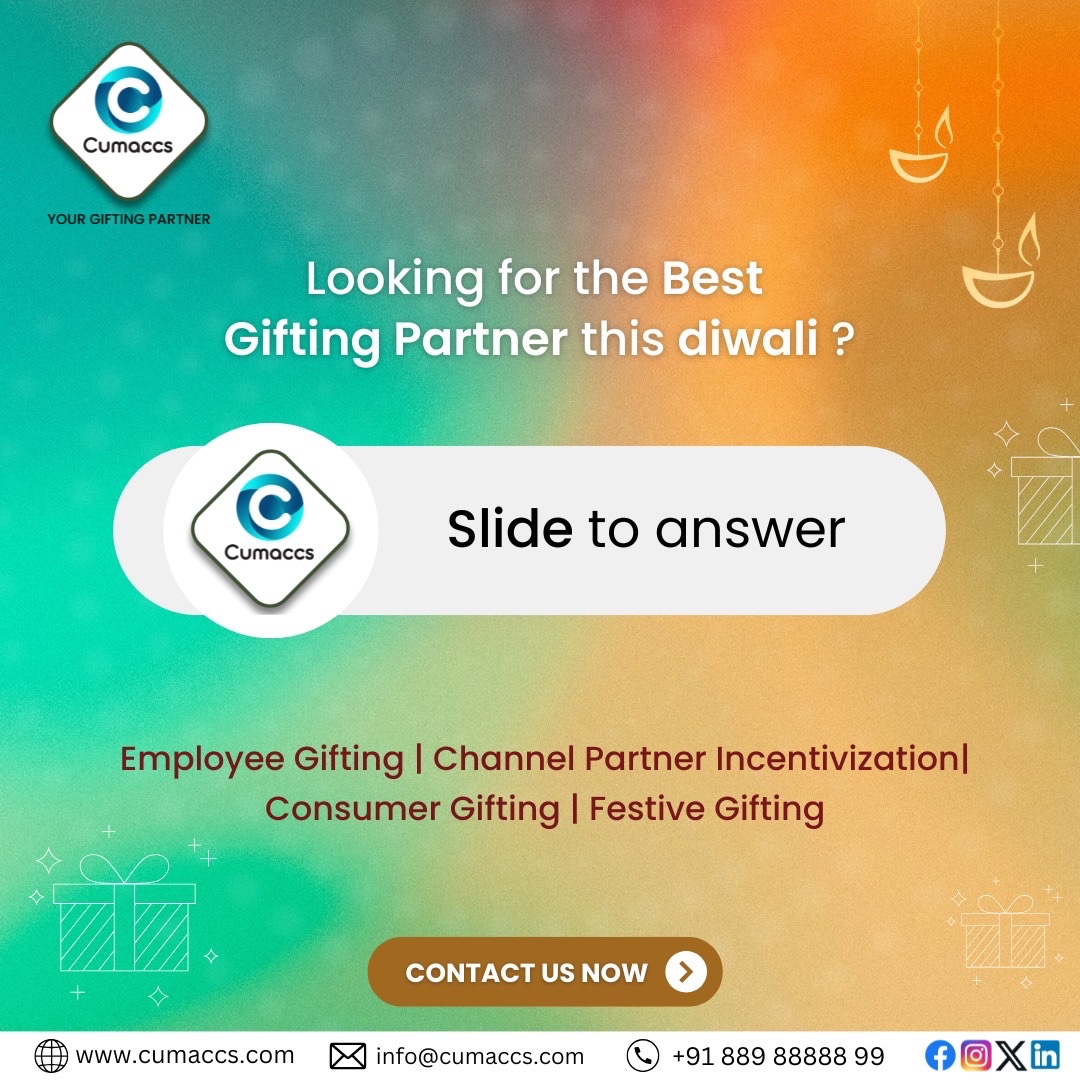 Make your Diwali gifting easy and memorable with Cumaccs! 

Cumaccs- your corporate gifting partner! 

#cumaccs #joiningkit #branding #corporategiftsolutions #eventgifting #promotionalitems #marketing #giftbox #corporate