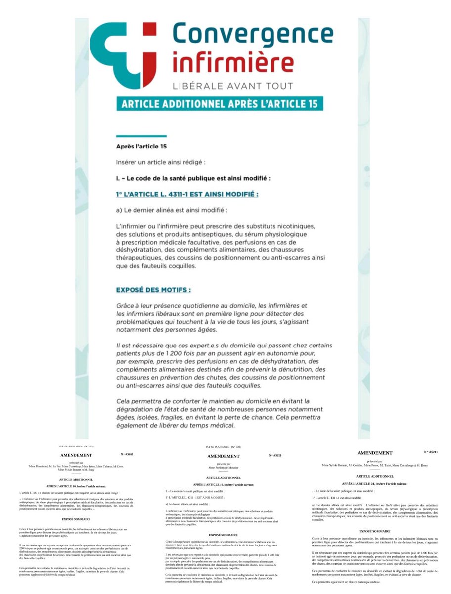 Grâce à leur présence quotidienne au domicile, les infirmières et les infirmiers libéraux sont en première ligne pour détecter des problématiques qui touchent à la vie de tous les jours, s’agissant notamment des personnes âgées.
Il est nécessaire d’augmenter leur droit de
