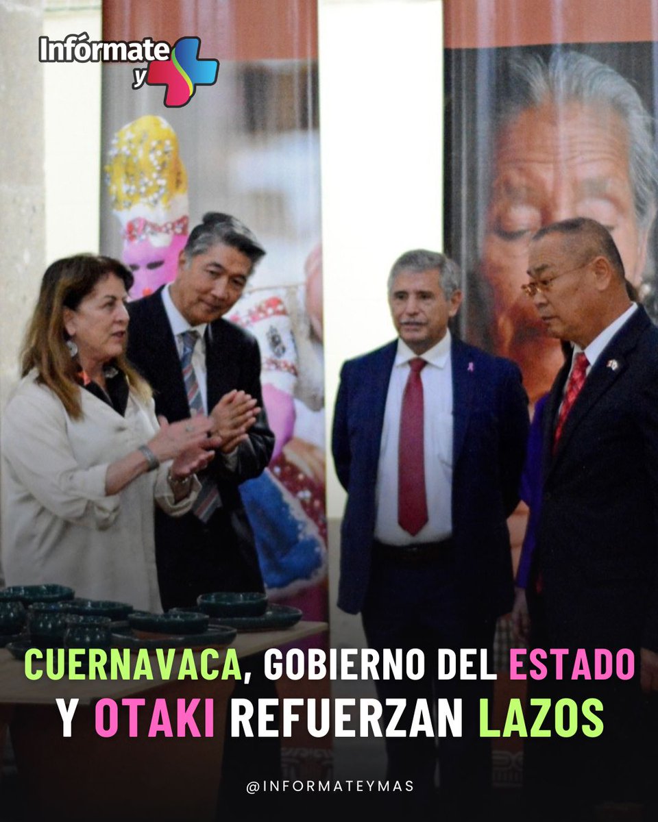 InformateyMas's tweet image. #Cuernavaca 
🎌🤝🏻🇲🇽  La mandataria estatal agradeció a @jluriosteguis por consolidar este encuentro. 
Entérate:wp.me/p5mgZ1-SJ3 👈🏻

#JoséLuisUrióstegui #GobiernodeMorelos #Japón