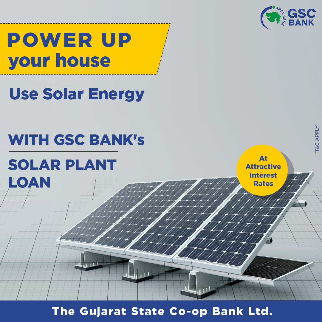 GSCBank's tweet image. Power Up Your Home &amp;amp; Save On Electricity Bills with GSC BANK's Solar Plant Loans.
#GoSolar #GoGreen #GoEcoFriendly #SaveElectricityBill #GSCB #banking #solarplants #loan #loanapproval #EasyInstallments #loanservices #commercial #domestic #VisitYourNearestBranch