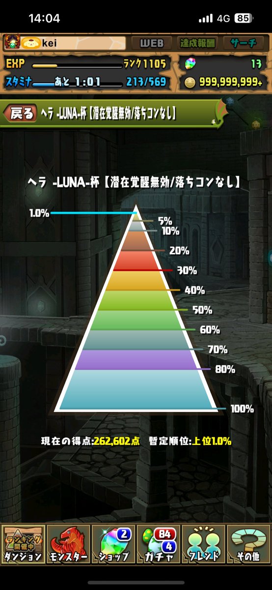 このランダンほんと何？
適当にパテ組んで1発草