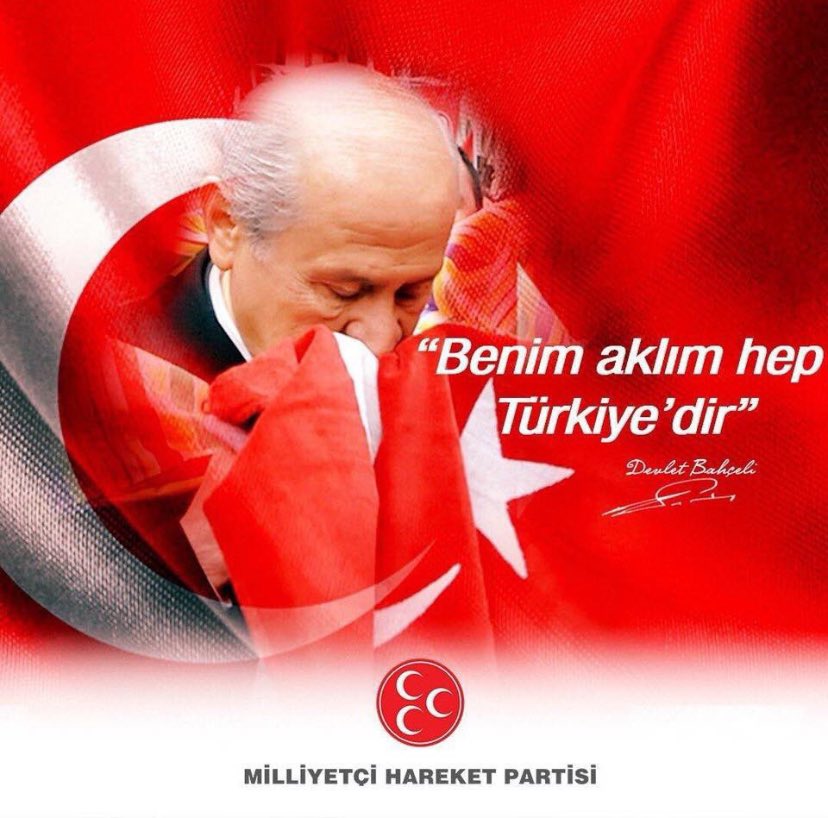 Benim aklım hep TÜRKİYE'DİR...
Cümleten Hayırlı  Sabahlar 🌼

Devlet Bahçeli Adamdır...
Devletimizin Yanındayız...