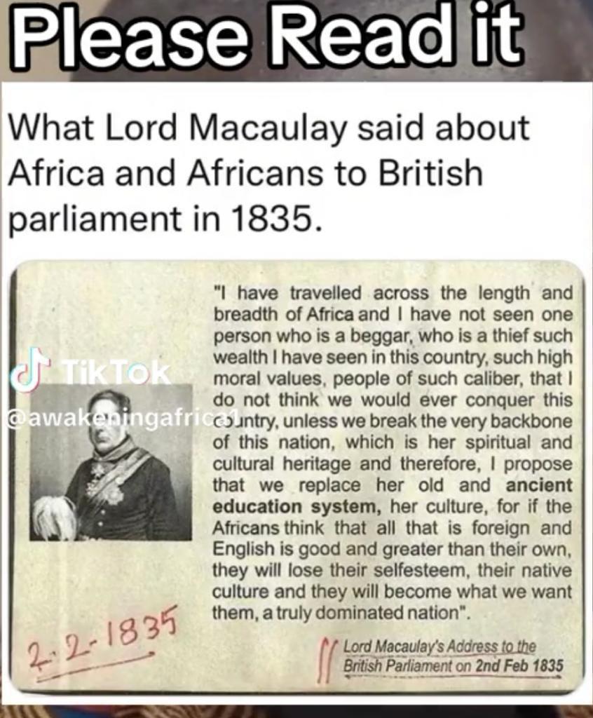 BVIChannel1's tweet photo. #africanbbc #Nigerians
#Africans
This is how we lost our power &amp; identity as African https://t.co/Q3bj0uB2Qu