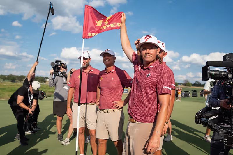 flushingitgolf's tweet photo. Cam Smith says joining LIV was the best decision of his life in an interview with the Herald Sun:

“It was the best decision of my life. Not only from where the tour is going and where it will end up but also from a life standpoint as well. The extra time I get to spend in Australia compared to what I used to means a lot. I feel like I am a much happier person now compared to where I was before.”

Cam is back in Australia for the LIV off season, with entries in 4 events back home as he plans his latest attempt to lift the Stonehaven Cup 🇦🇺 

Link to article: https://t.co/n9ZHih4mF7