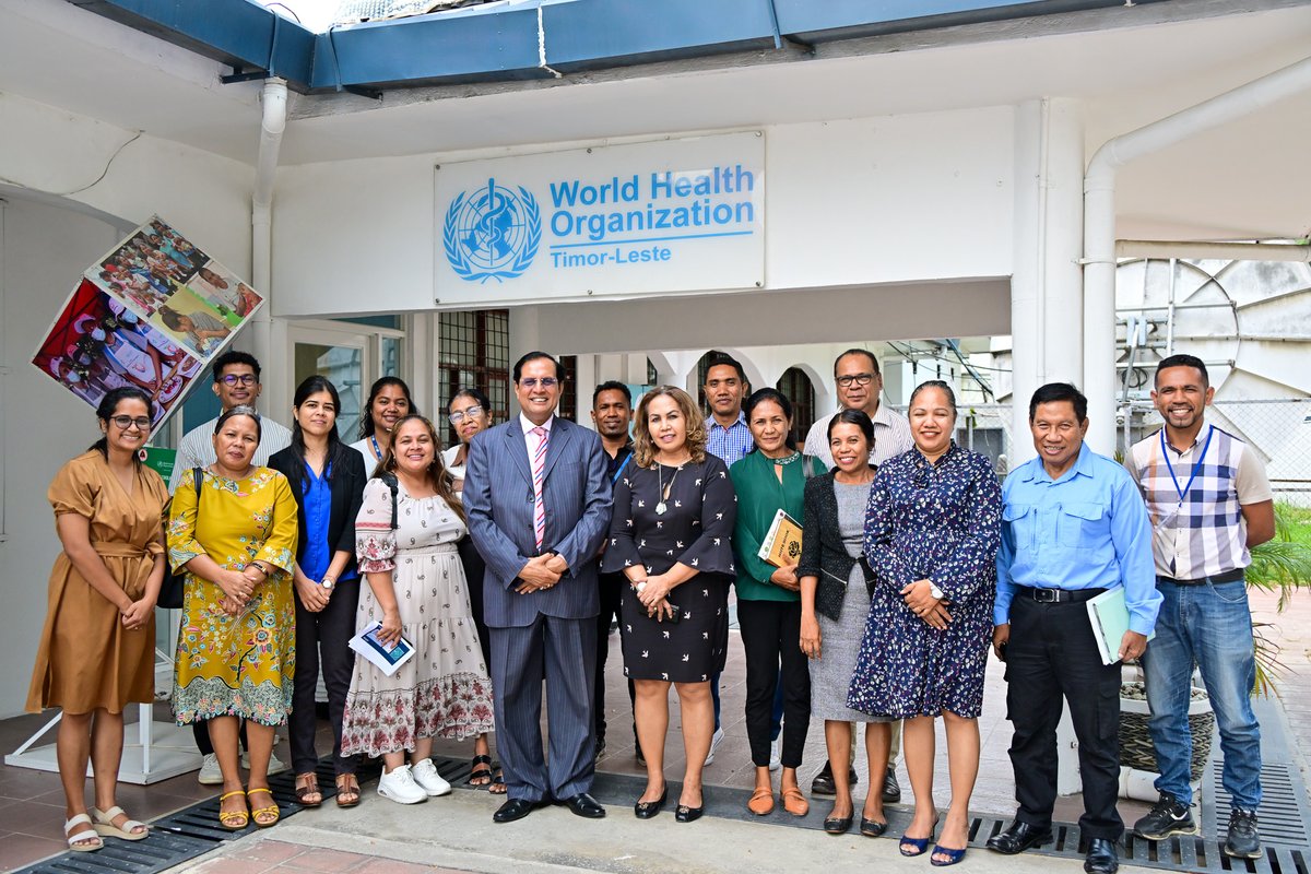 The WHO #nutrition team presented a #foodsafety strategy to Dr. Odete and her team, laying the groundwork for future collaboration between the organizations. Together, we can continue to enhance food safety standards!