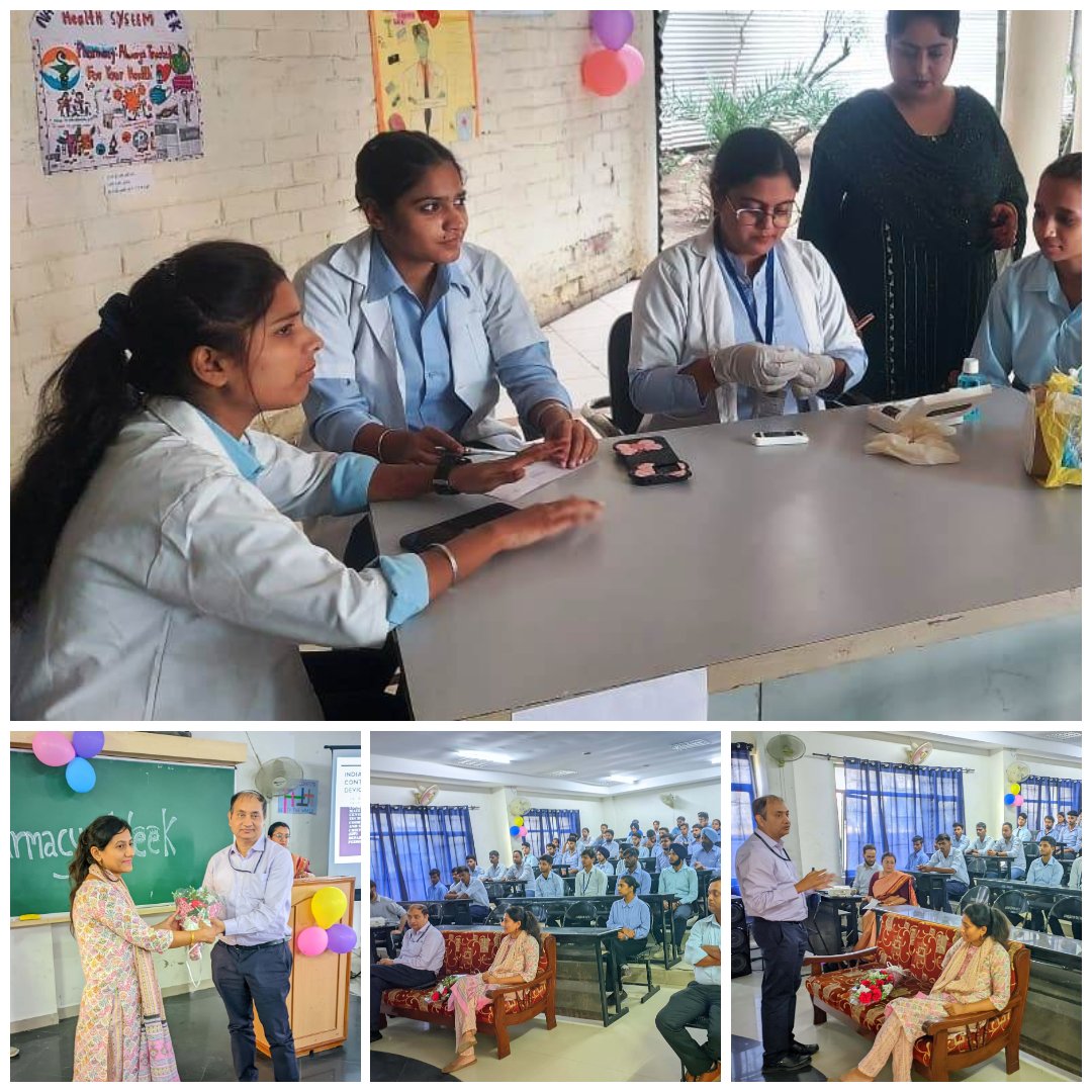 Swiftcolleges's tweet photo. SWIFT SCHOOL OF PHARMACY  celebrated National Pharmacy Week. Various activities like Rangoli Competition and Poster Presentation was organized to commemorate the occasion
#NationalPharmacyWeek #pharmacyweek #celebration #pharmacy  #HealthCheckUp #healthcamp #SwiftGroupofColleges https://t.co/tCCz9tzh6y