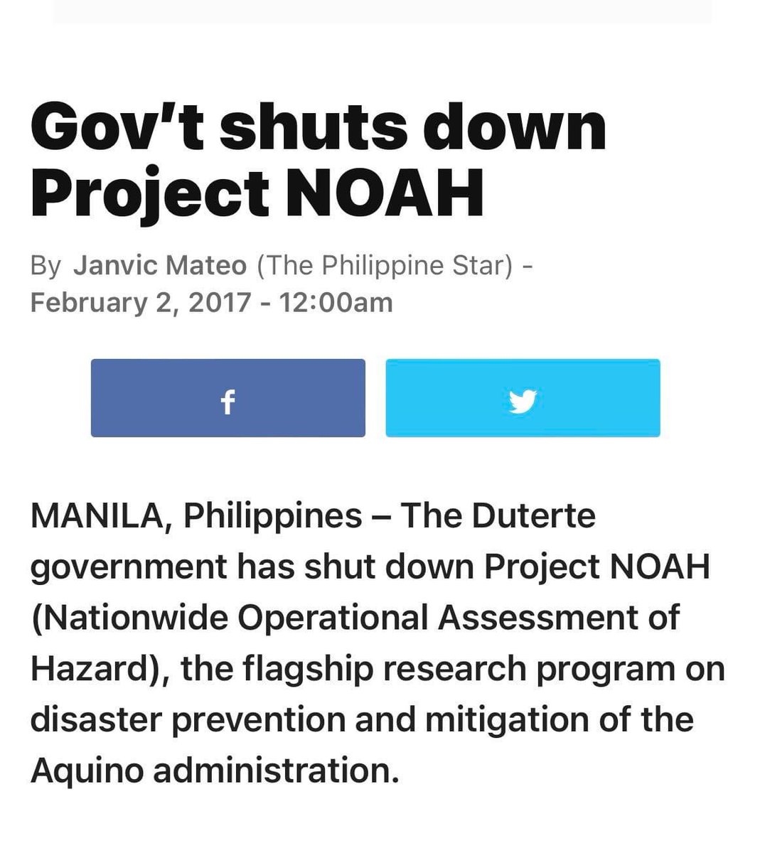emption_redu's tweet photo. Bago sisihin ng mga ka-dds natin ang mga kung ano anong eme, wag natin kalimutan na itong project noah na naging malaking tulong eh pinatigil ni Digong https://t.co/CEwg8Dy32a