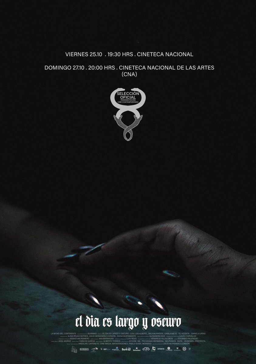 RockandRolga's tweet photo. ¡Por fin! El estreno mexicano de #ElDiaEsLargoYOscuro película de Julio Hernández Cordón en la que asistí #Arte 
Nos vemos este viernes a las 7:30 en @CinetecaMexico https://t.co/dQvWyDw7d3
