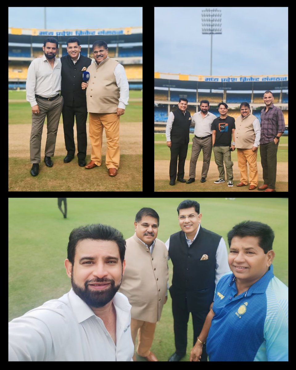 chetans1987's tweet photo. Our BTS stands for Baatein, Tea & Sports. Fun day, fun people & Ranji Trophy...what else is needed? :)
#CommentaryLife #CricketLove #RanjiTrophy #BTS #Wednesday https://t.co/v1embw9Kah