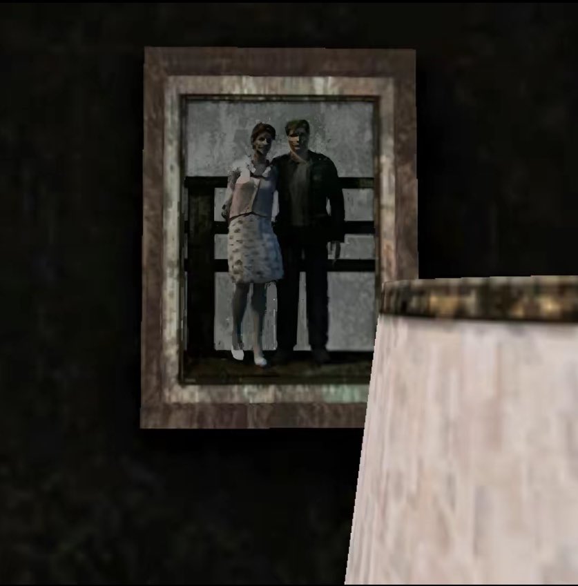 _SaintSilent's tweet image. Portrait of Mary and James. 

SH2 (2001)                   SH2R(2024)