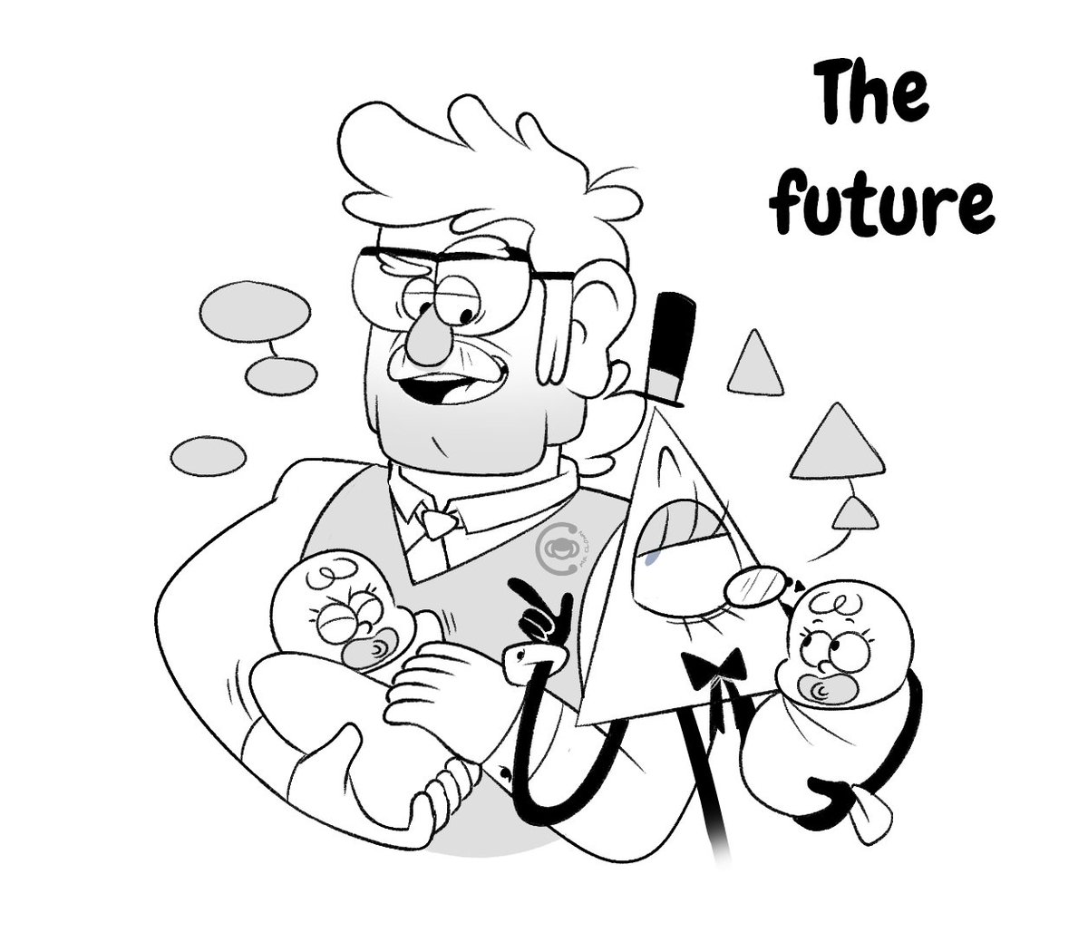 Mr_Cl0wn_'s tweet image. I had a vision for these two on the future
grandpa Ford and Bill

#billford #BibbleAu