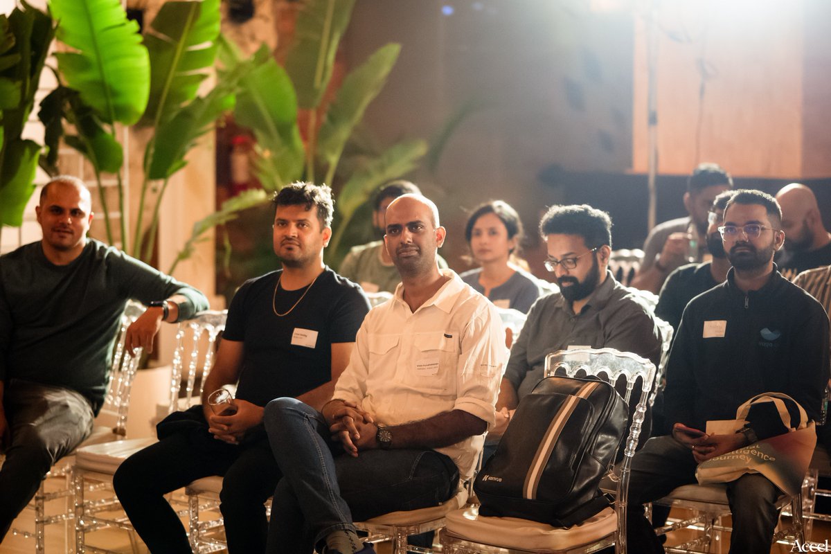 AccelAtoms's tweet image. We hosted 70+ founders in the Bangalore chapter of our Founder Connect yesterday.

@prayanks and @_AnandDaniel, our cohort leaders, shared insights for founders building in AI or Bharat.