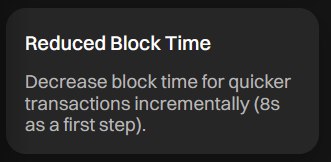 $ALPH never stops! Block time reduction is coming