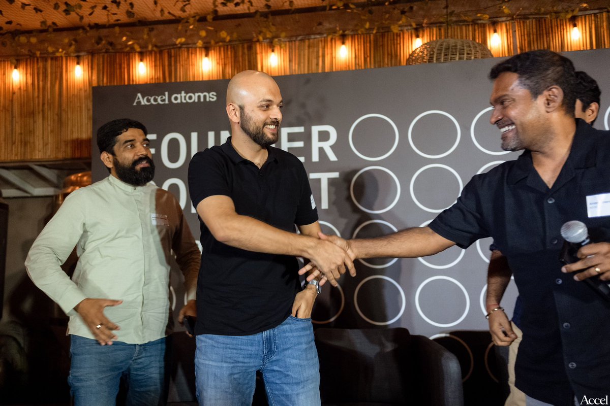 Naman Maheshwari (@namanonline) on Twitter photo Building <a href="/Tunehq_ai/">Tune AI</a> has been a roller coaster ride. Glad to have shared our story along with <a href="/prayanks/">Prayank Swaroop</a>, <a href="/ananyasinghal/">Ananya Singhal</a>, and <a href="/_AnandDaniel/">Anand Daniel</a> :)
<a href="/AccelAtoms/">Accel Atoms</a> <a href="/Accel/">Accel</a> Building <a href="/Tunehq_ai/">Tune AI</a> has been a roller coaster ride. Glad to have shared our story along with <a href="/prayanks/">Prayank Swaroop</a>, <a href="/ananyasinghal/">Ananya Singhal</a>, and <a href="/_AnandDaniel/">Anand Daniel</a> :)
<a href="/AccelAtoms/">Accel Atoms</a> <a href="/Accel/">Accel</a>