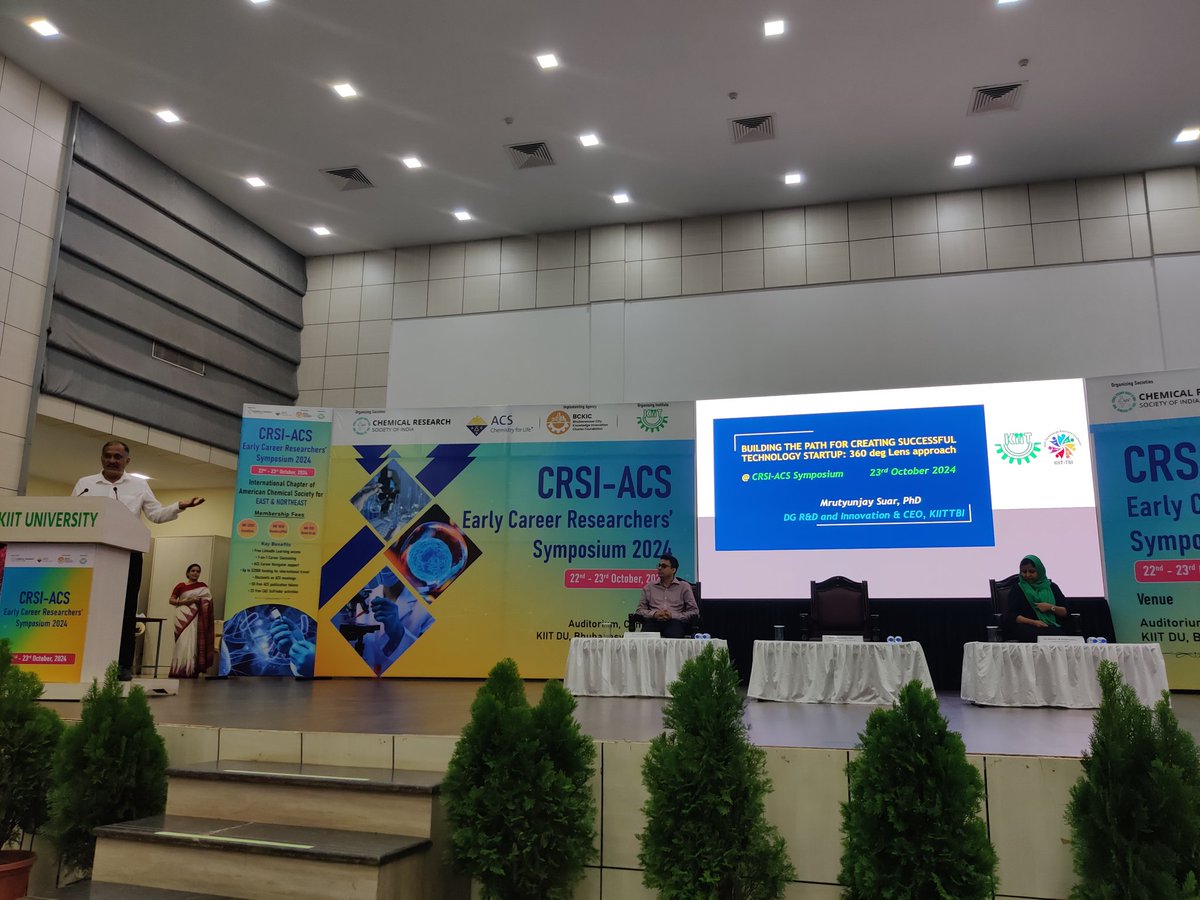 Chemical Research Society of India (CRSI) (@chemressocindia) on Twitter photo The second day of the CRSI-ACS ECR meet starts with a very interesting session on innovation and entrepreneurship. <a href="/AmerChemSociety/">American Chemical Society</a> The second day of the CRSI-ACS ECR meet starts with a very interesting session on innovation and entrepreneurship. <a href="/AmerChemSociety/">American Chemical Society</a>