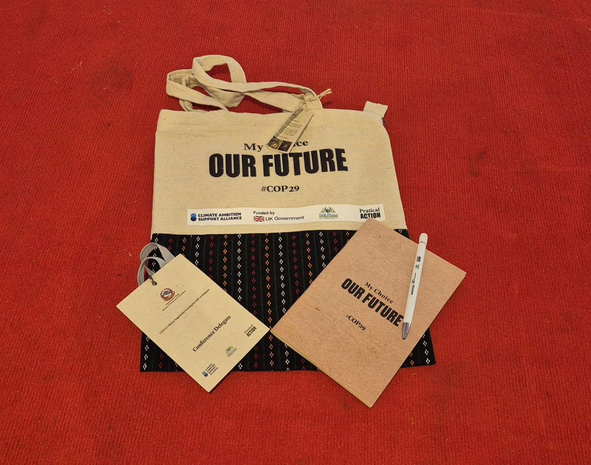 Happening now 🌍 The Ministry of Forests and Environment jointly with Practical Action and Youth Alliance for Environment, are organising a negotiation skills training for delegates attending COP 29 <a href="/CASAClimate/">Climate Ambition Support Alliance (CASA)</a> 
#mychoiceourfuture #UNFCCC