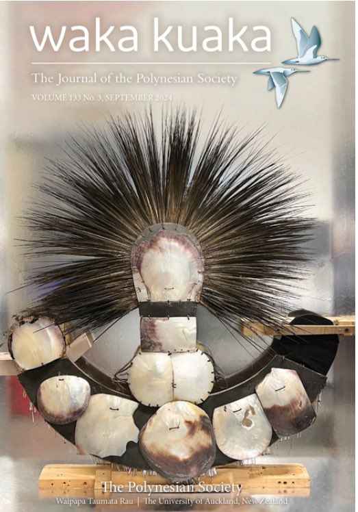 thepolynesiansociety.org/jps/index.php/…

Thrilled that my Curatorium piece on the reconstruction of a Tahitian chief Mourner’s regalia is featured in the latest Waka Kuaka | Journal of Polynesian Society 
Shout out to all amazing editors of journals!
<a href="/waka_kuaka/">Waka Kuaka - The Journal of the Polynesian Society</a>