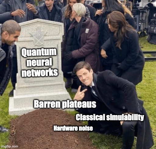 📢 Low-dimensional quantum Boltzmann machines (QBMs) can learn high-dimensional distributions and they are trainable 💅

We all read about many recent results advocating against many types of QNNs. I invite you to consider a long-forgotten model: fully-visible QBM. 

a thread 🧵
