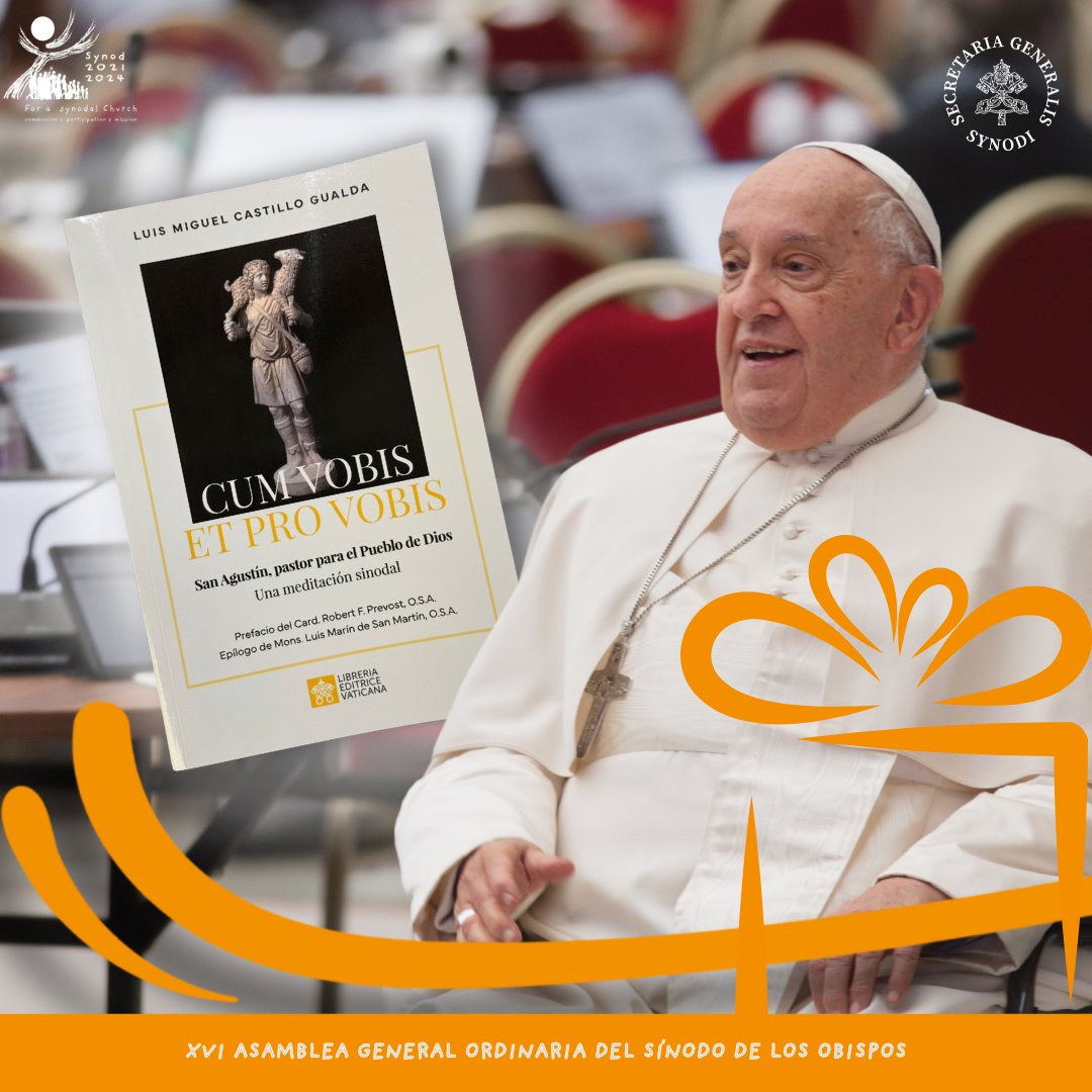 Synod.va on X: "This morning, @Pontifex made another gift to the Synod participants: 🔖 titled "Cum Vobis et Pro Vobis: St. Augustine, a Pastor for the People of God" ✍️ by Synod
