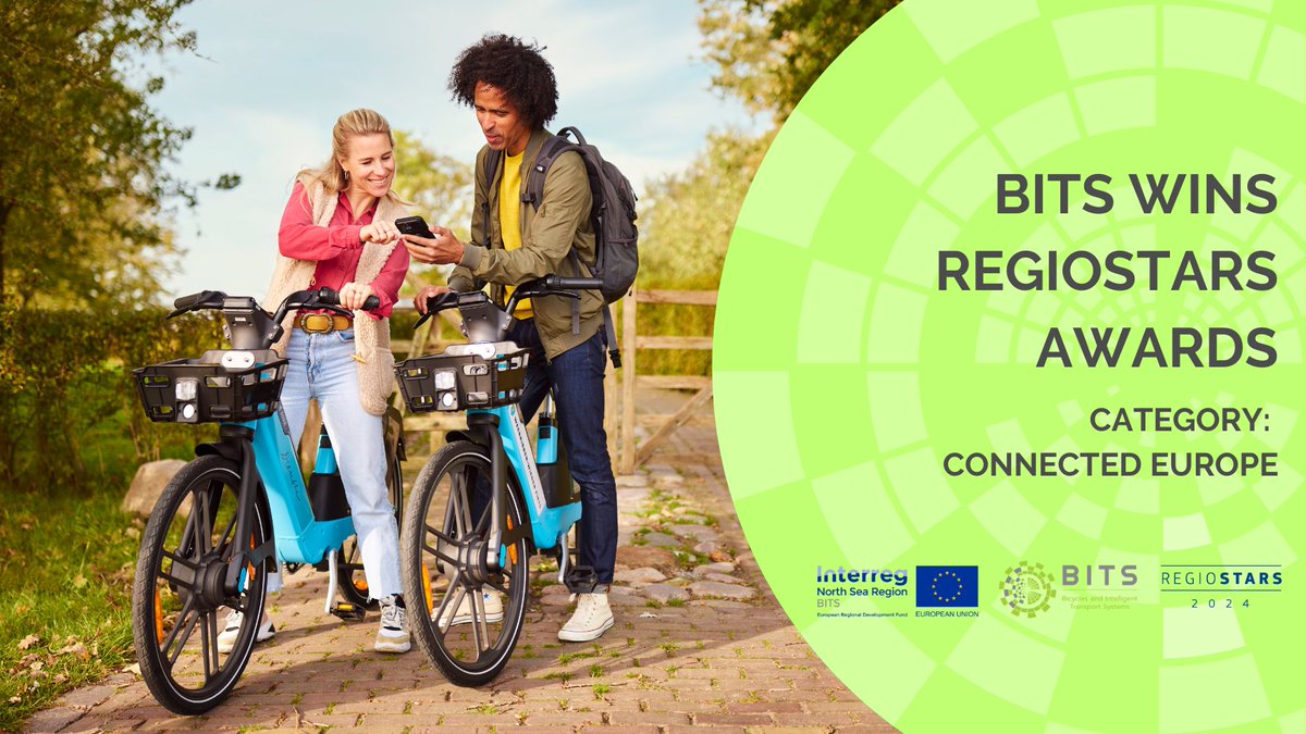 We are thrilled for BITS to win a #REGIOSTARS Award. It is a recognition of BITS ground-breaking work in making cycling smarter, safer, and more enjoyable➡️Read more about the long road to this success: tinyurl.com/2s39k2wk