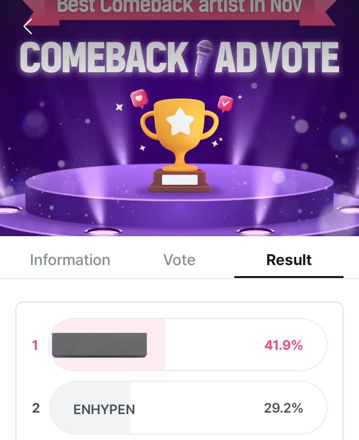 VotingEngenecy's tweet image. ENGENEs, 

ENHYPEN is nominated for Best Comeback Artist in Nov on MNET+ app. 

ENHYPEN will receive a Physical AD that will be available for viewing near Exit 8 on the basement level of Hapjeong Station. 

This is a good promotional AD for the comeback, ENGENEs! 

VOTE NOW!