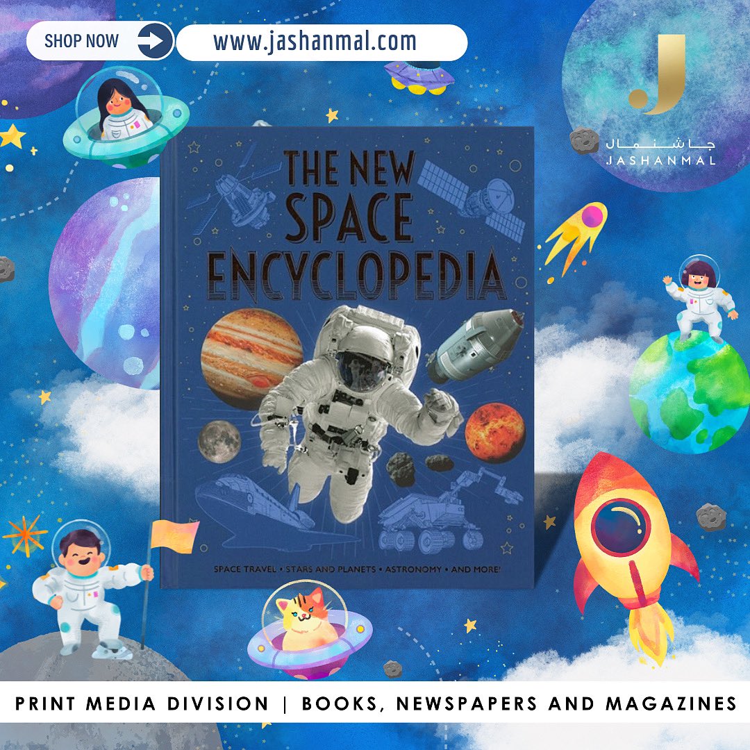 The New Space Encyclopedia by Giles Sparrow 

Get your copy now at jashanmal.com  🔗jashanmal.com/collections/al…

For inquiries, please contact customercarenpp@jashanmalgroup.com.  #jashanmal #jashanmalbooks #keepreading #readwithjashanmal