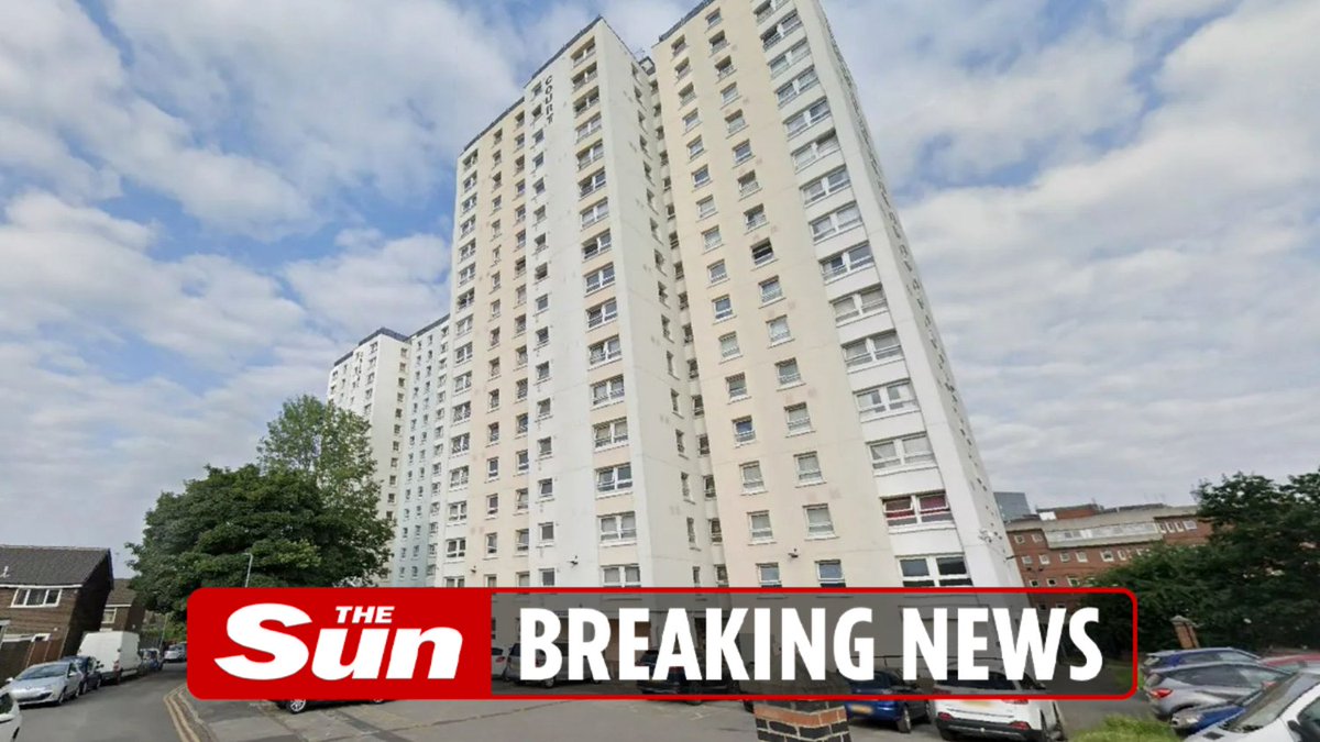 TheSun's tweet image. Pregnant woman dies in fall from tower block with baby fighting for its life thesun.co.uk/news/31189249/…