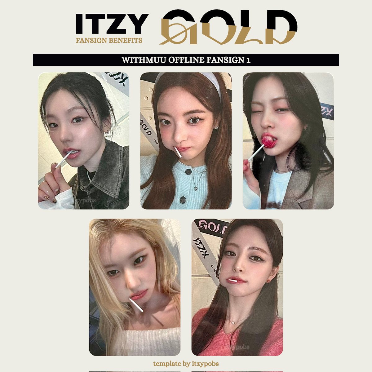 _jangmiiiii's tweet image. wts lfb lf kahati itzy gold withmuu r1

✅✅ Yeji + Chaeryeong - 1050
✅✅ Chaeryeong Only - 500

— ot5: 2500

DOP: 50% DP, Bal once in transit to PH
ETA: FETA, secured

# wts lfb itzy yeji lia ryujin chaeryeong yuna gold withmuu wm r1 1.0 benefit  pob pc photocard poca