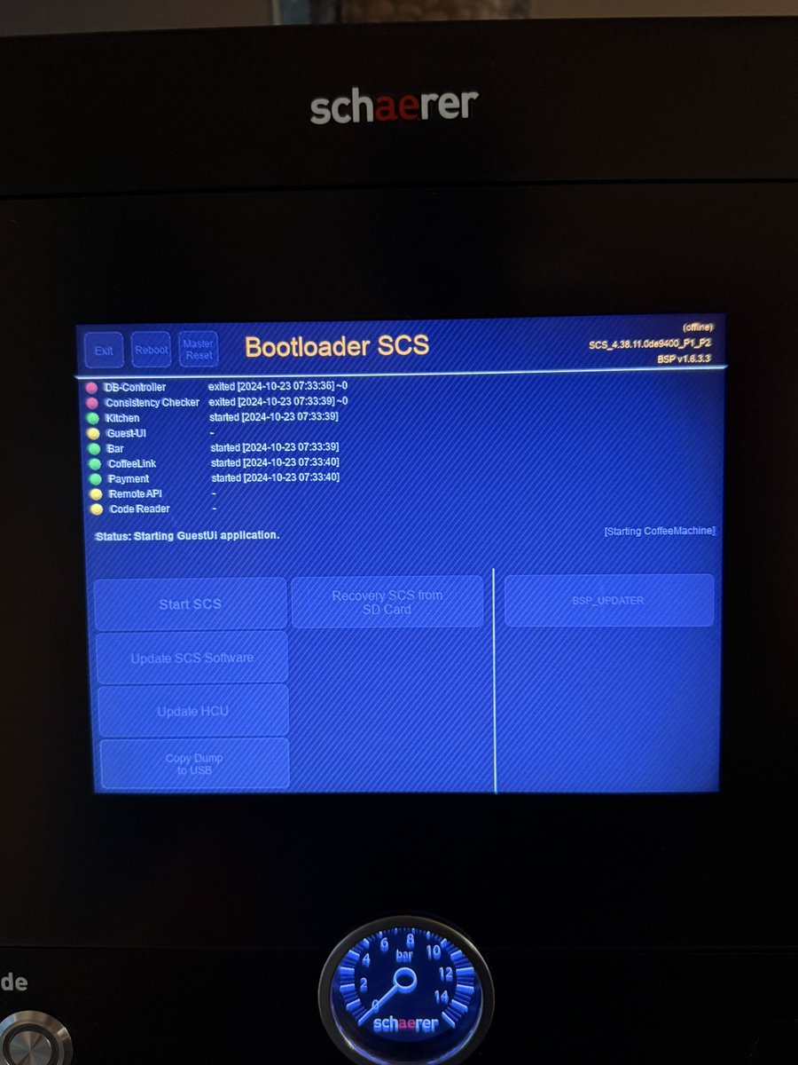 Redakteursalltag: erst mal die Kaffeemaschine booten.
