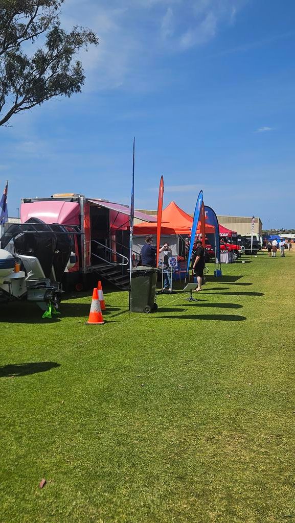 I love how even Telstra needed a Starlink set-up to operate their booth at the Esperance Show.