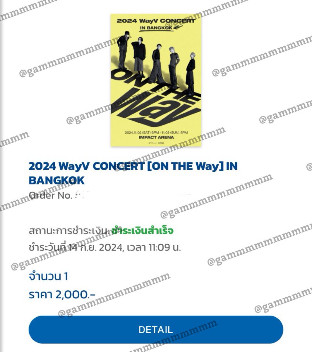 gammmmmmmmmm's tweet photo. ปล่อยบัตร 2,000 โซน L ที่นั่ง Sxx รอบวันเสาร์ 1 ใบ ปล่อยเพราะจะย้ายไปนั่งกับเพื่อนอีกโซนนึงค่ะ แลกบัตรแข็งให้ได้แล้วส่งไปรหรือนัดรับบัตรหน้างานได้ค่ะ 
สนใจเดมสอบถามได้เลยค่า 🥹

#ตลาดนัดwayv #ตลาดนัดnct 
#WayV_ONTHEWay_inBKK https://t.co/dzRulAoBRt