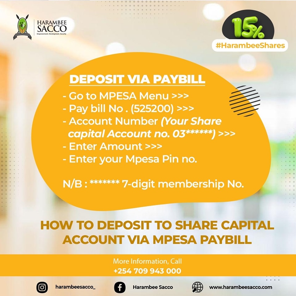 HarambeeDTSACCO's tweet photo. We save as little as Kes. 1000 on share capital
Let us build our SACCO.
#ThisIsTheTurningPoint #ShareDrive #Save #ShareCapital https://t.co/b68uSpA2VJ