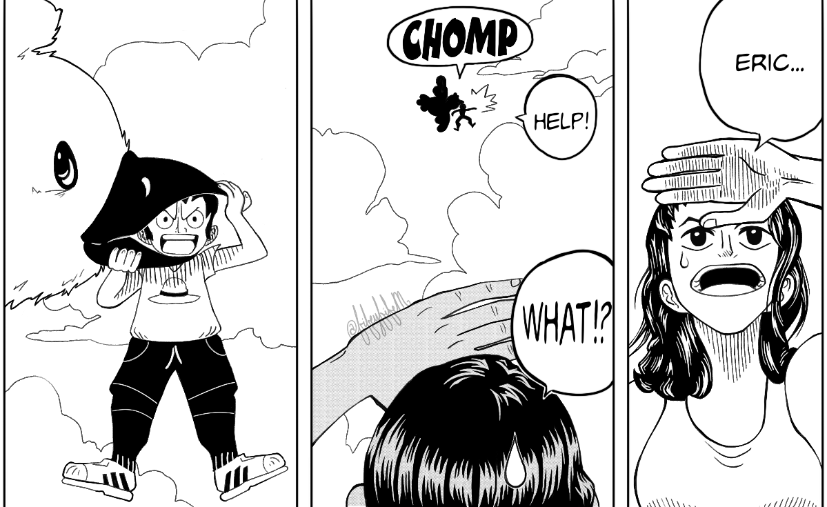 FifeyFifeM's tweet photo. After 15 hours of drawing (read: miserably analyzing my art for incongruities) + more hours consulting a massive One Piece stan about pre/post-TS art/fonts, I’ve done it!
#pointcrowfanart in Oda’s art style (full redraw, no OP spoilers)! #Pointcrow @PointCrow @abby_bagel https://t.co/mJrhWdmScp