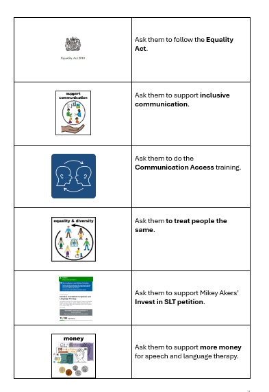 RCSLTpolicy's tweet photo. π«΅π»π«΅π½π«΅πΏ If you want to ask your MP to support the need to #InvestInSLT and be #CommunicationInclusive including by doing the #CommunicationAccess training, you can use @RCSLT's dedicated e-action.
ποΈ All you need is 5 minutes and your postcode.
β‘οΈ https://t.co/aDi313WITg
2/2 https://t.co/C51F49wcXR