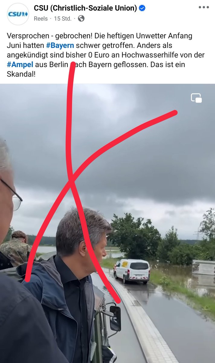 rick_sonnens's tweet photo. Mal so nebenbei, der Ministerpräsident der stets sein Essen postet & wir dabei zuschauen dürfen wie seine Wampe wächst, hat es bis heute nicht geschafft, eine Schadenssumme an die #Ampel zu melden, aber fleißig hetzen. #NieMehrCDUCSU #Unionb https://t.co/Q55yTwQ09l