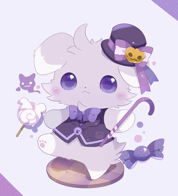ニャスパーポケまぜの衣装とっても可愛い!!#ポケモンイラスト 