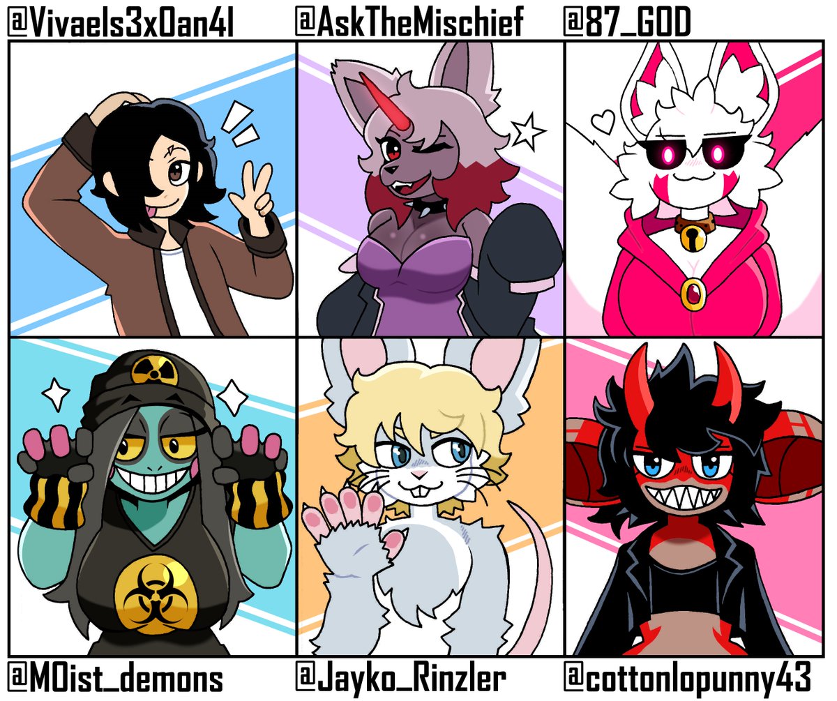 Raffle winners!:
22. <a href="/Vivaels3x0an4l/">Numiel</a>
23. <a href="/AskTheMischief/">Jangnan~ Dm me the word 'deer'</a>
24. <a href="/87_G0D/">87 god</a>
25. <a href="/M0ist_demons/">Frogge :) COMMS OPEN (1/2)</a>
26. <a href="/Jayko_Rinzler/">Jayko</a>
27. <a href="/cottonlopunny43/">Cotton43</a>